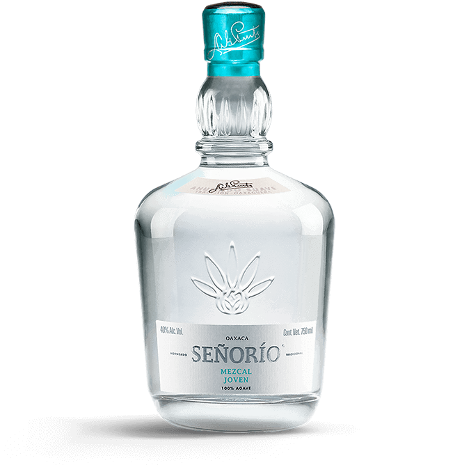 Botella de Señorío Mezcal Joven